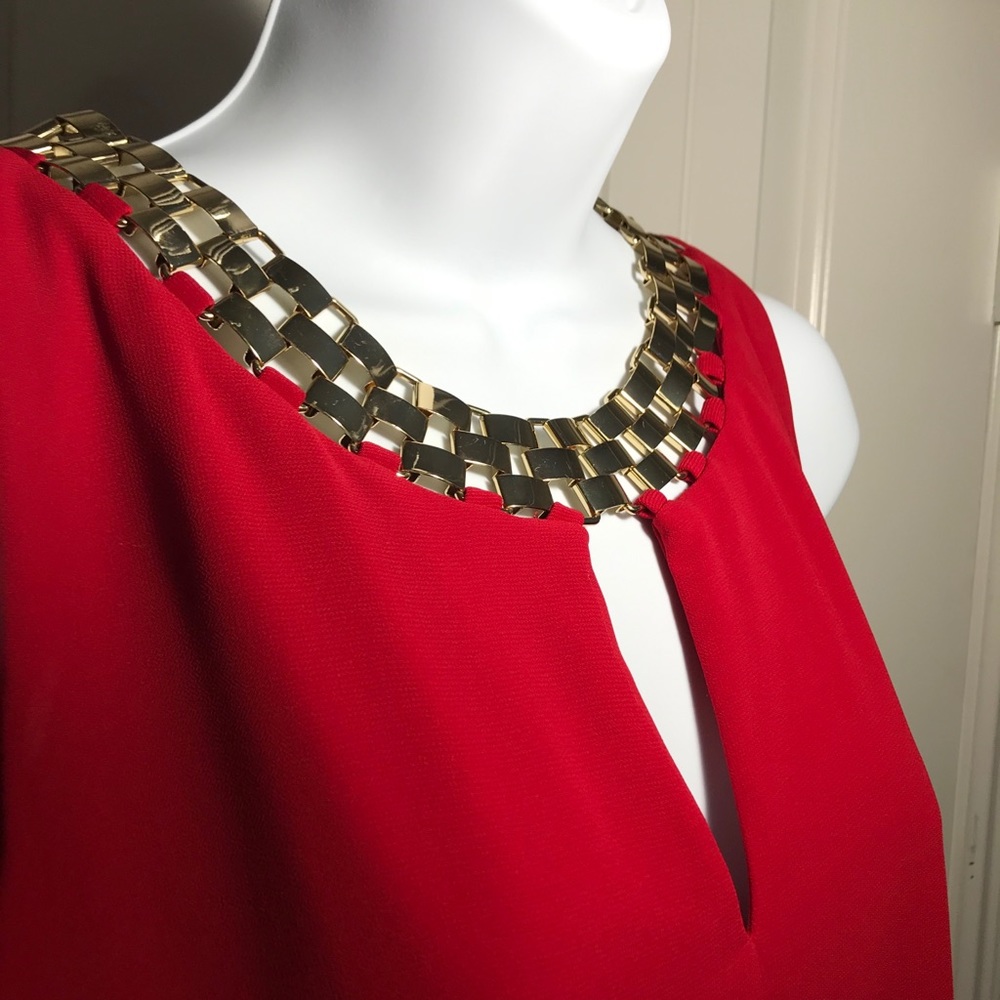 Laundry by Shelli Segal Red cocktail dress